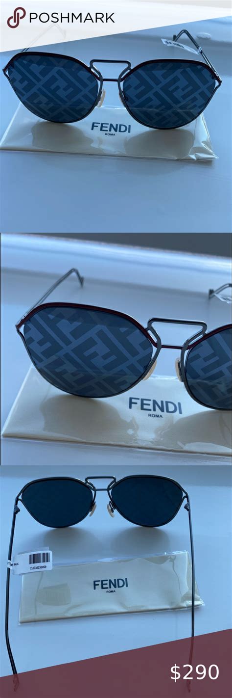 fendi grid ff m0071/s|Fendi Ff M0071/s Sunglasses In G/eb Gold .